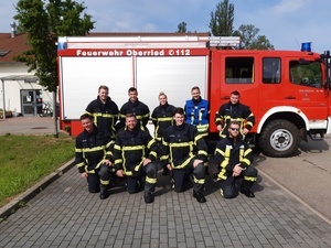 Teilnehmer der Freiwilligen Feuerwehr Oberried, die das Feuerwehr-Leistungsabzeichen Baden-Wrttemberg in Bronze erworben haben (Foto: Freiwillige Feuerwehr Oberried)