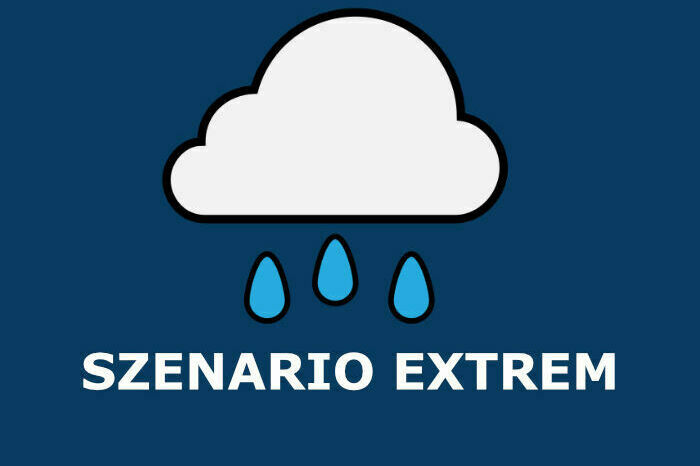 Starkregengefahrenkarten (Szenario - extrem)