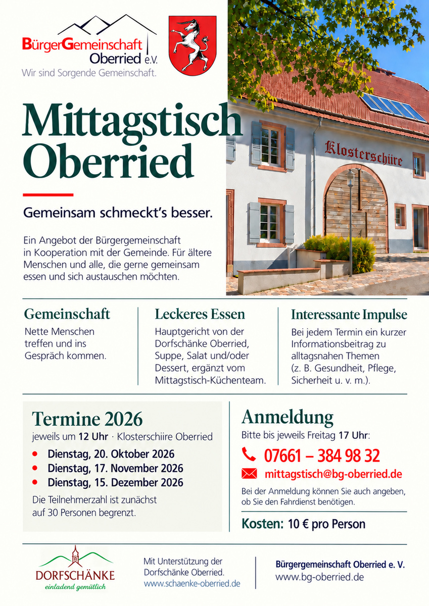 Mittagstisch Oberried