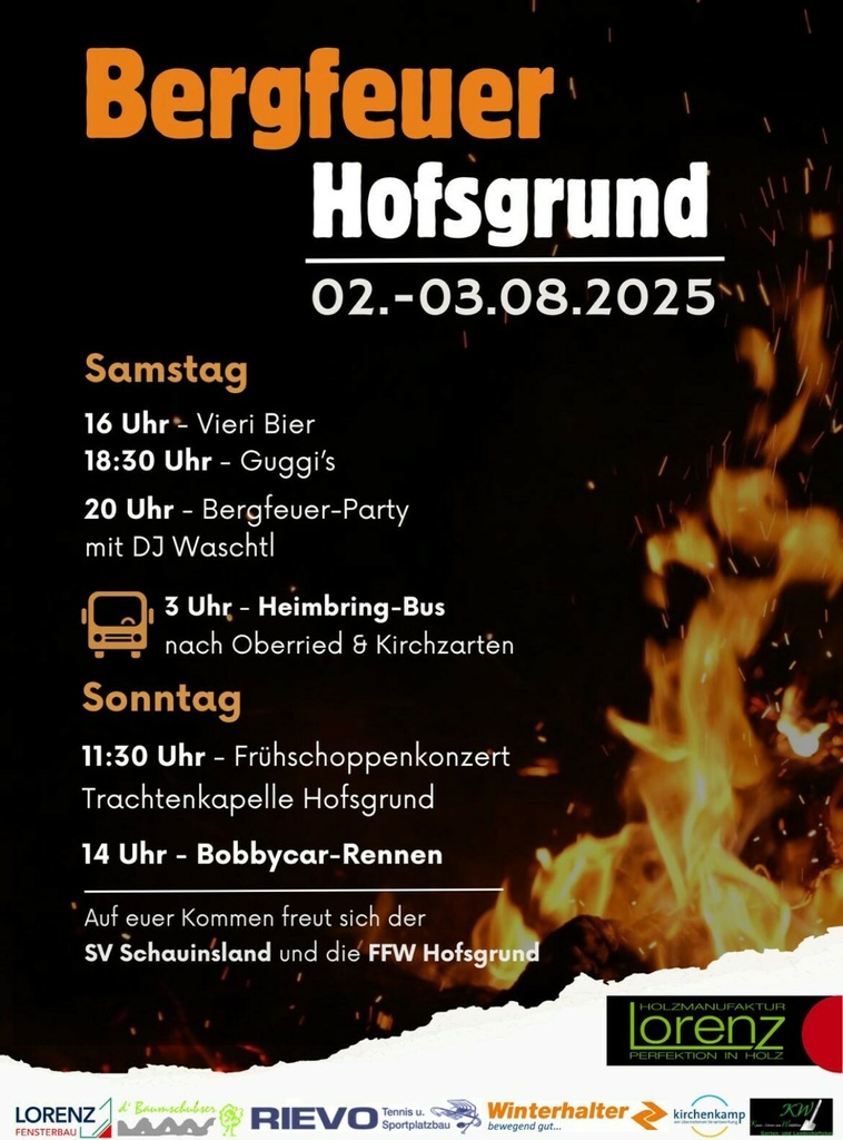 Bergfeuer 2025